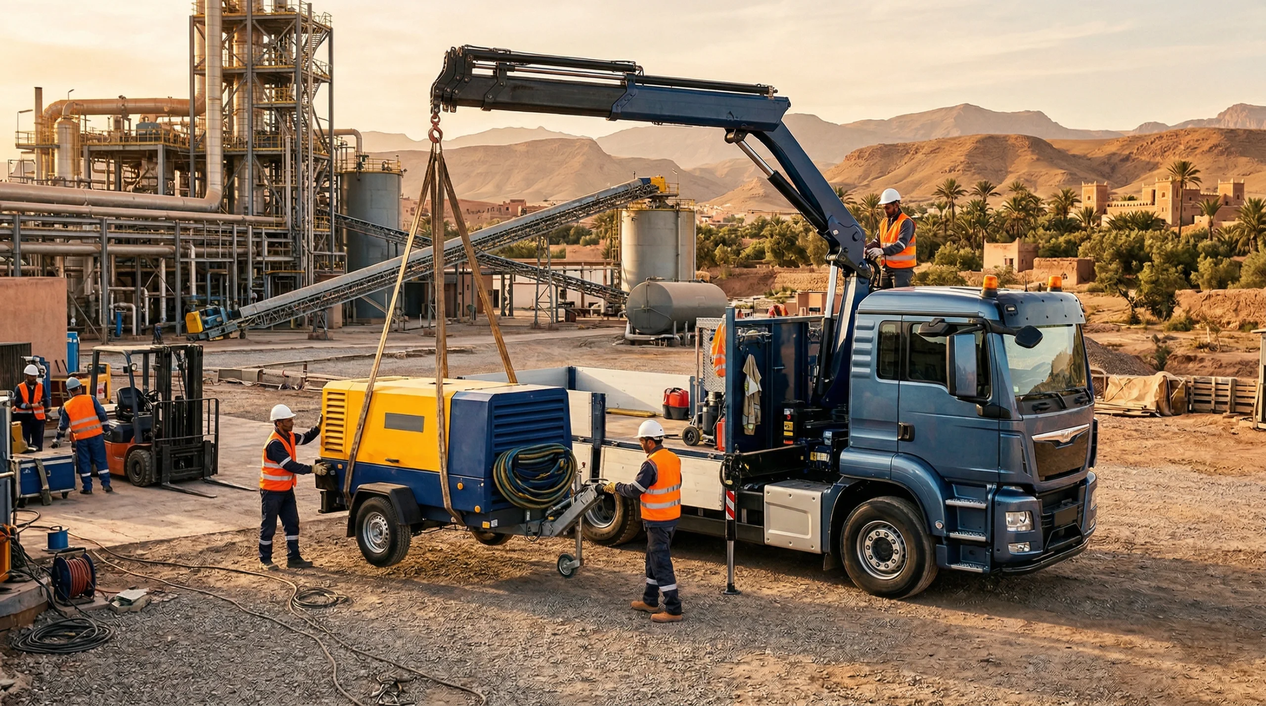 Location de Compresseur au Maroc : La Solution Flexible pour les Industriels